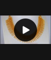 Fast Moving MullaiPoo Design Gold Necklace For Bridal Wear NCKN2224 Fast Moving MullaiPoo Design Gold Necklace For Bridal Wear NCKN2224