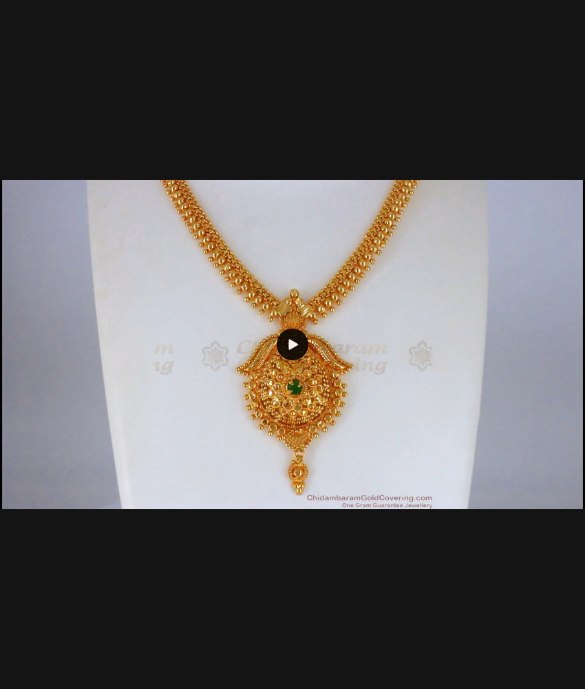 One Gram Gold Necklace Designs Bridal Collections NCKN2230