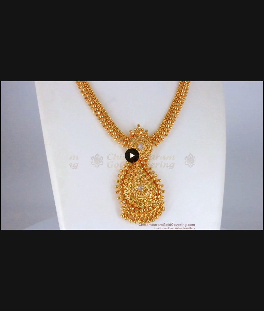 Latest  Mango Design Gold Necklace Designs Party Wear Collections NCKN2237