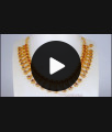 Trendy Flower Design Gold Necklace For Ladies Party Wear NCKN2269