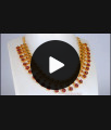 Unique Flower Design Gold Necklace For Ladies Party Wear NCKN2270