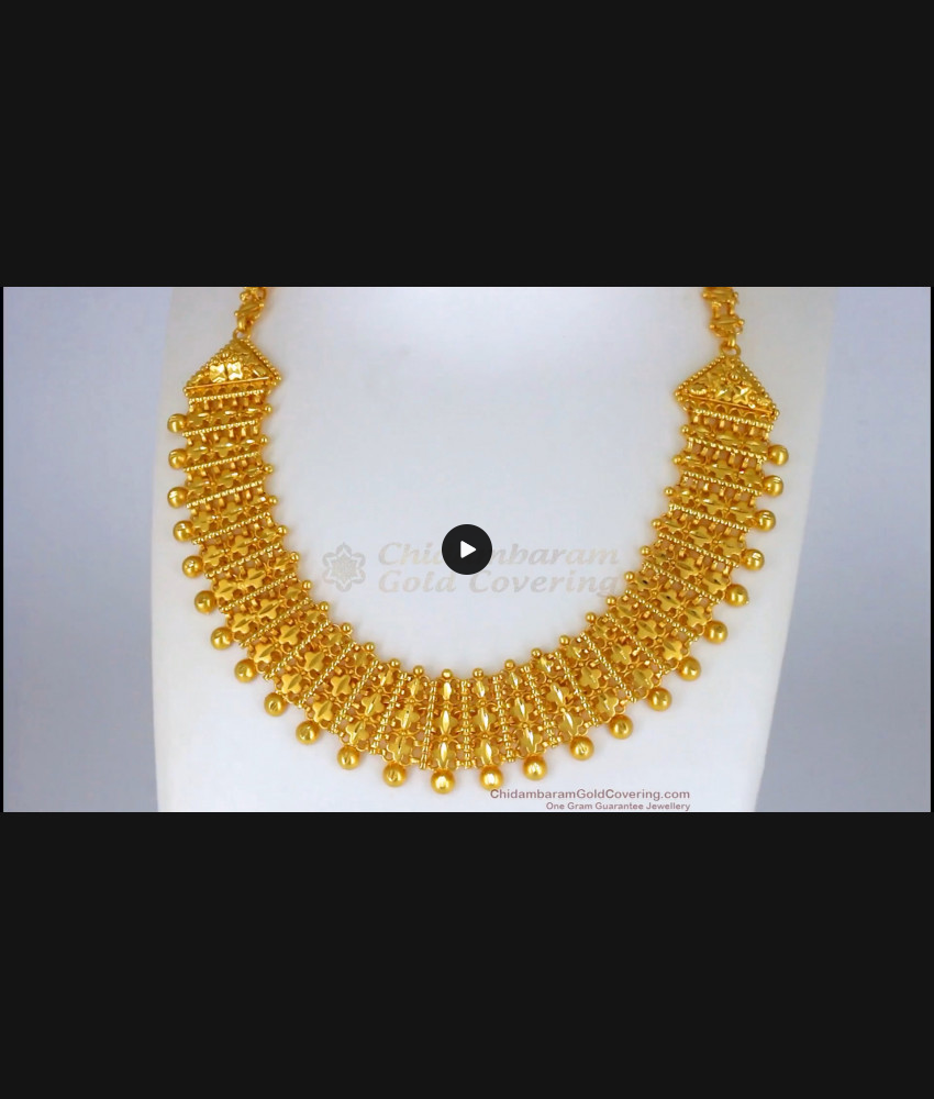 Kerala Forming Design Gold Bridal Necklace Collections NCKN2305