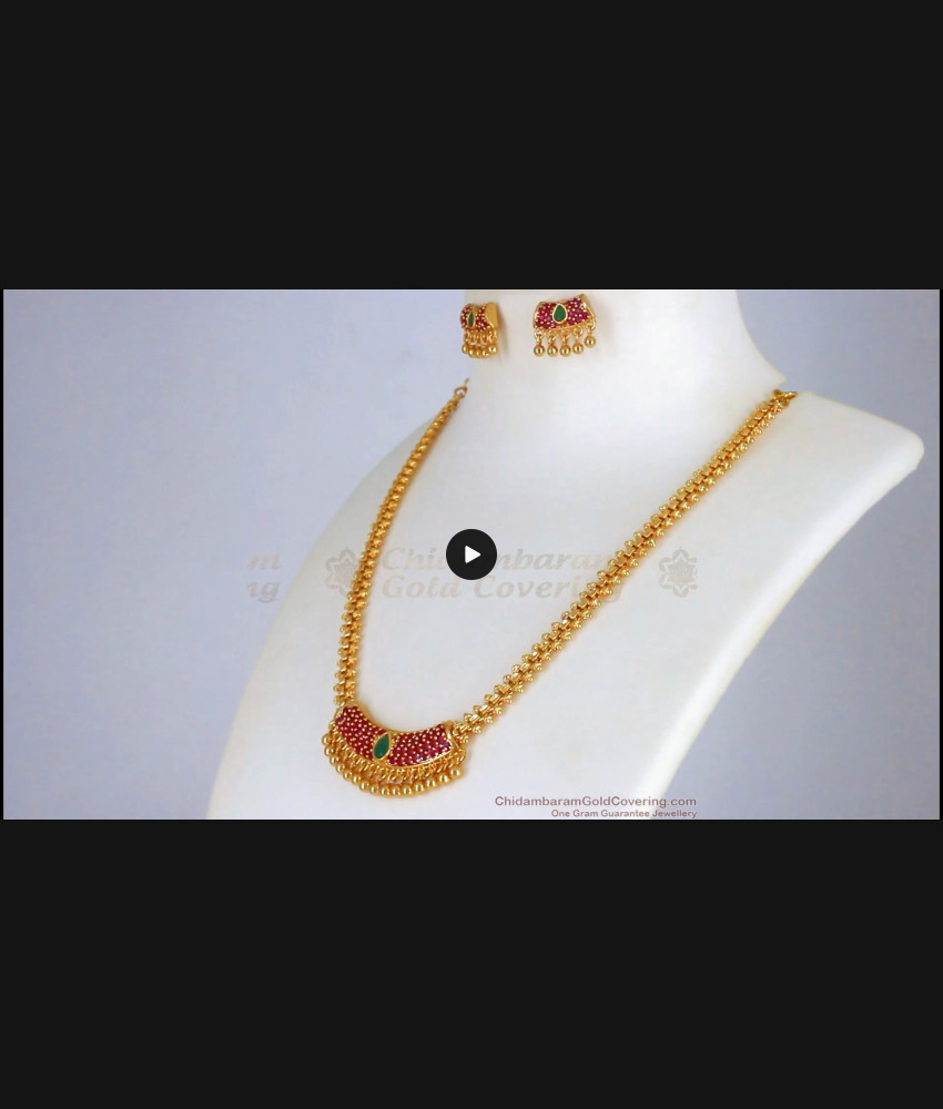 Close Neck Multi Stone Gold Necklace Design Shop Online NCKN2341