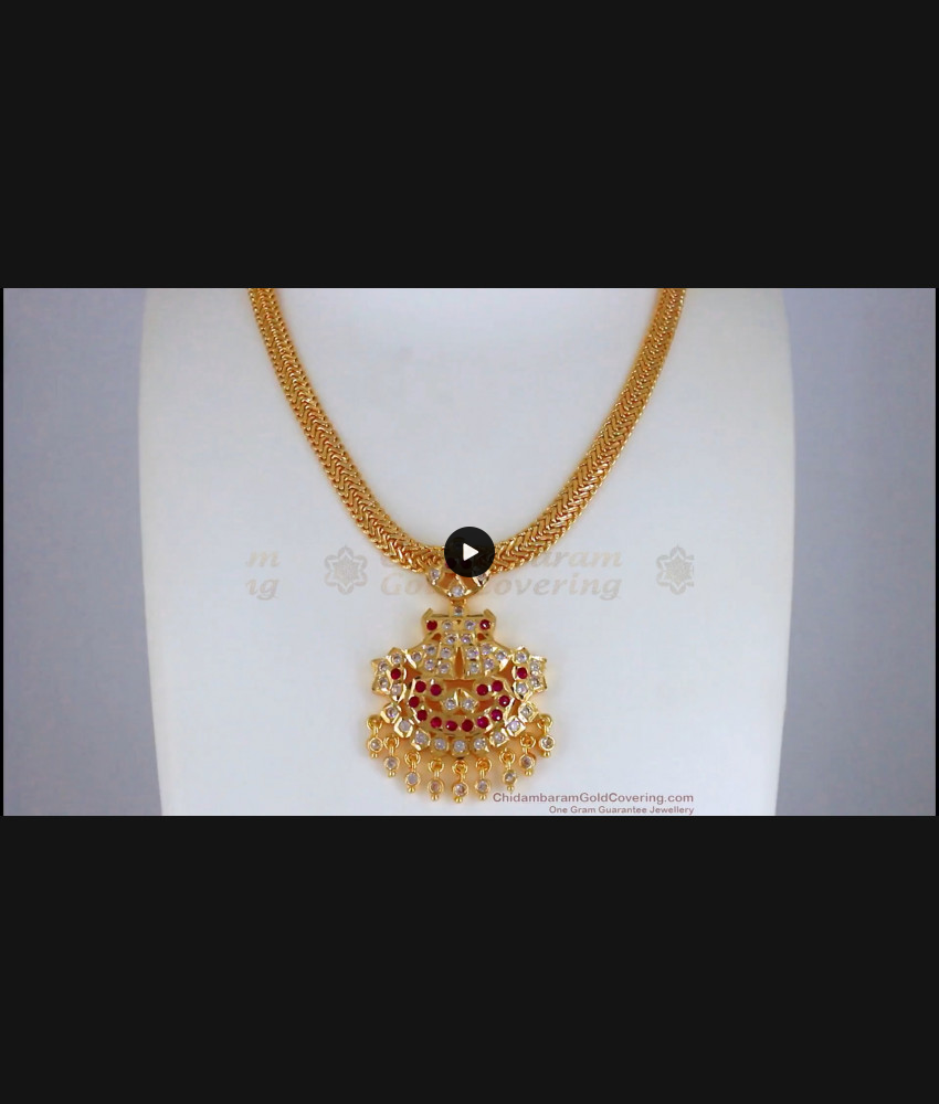 Traditional Impon Necklace For Womens Daily Wear NCKN2356