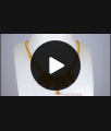 Five Leaf Petals Gold Necklace Small Balls Daily Wear NCKN2357 Five Leaf Petals Gold Necklace Small Balls Daily Wear NCKN2357