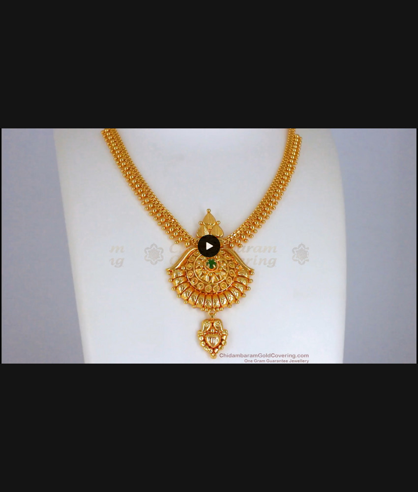 Gold Heart Design Necklace Women Wedding Collection NCKN2372