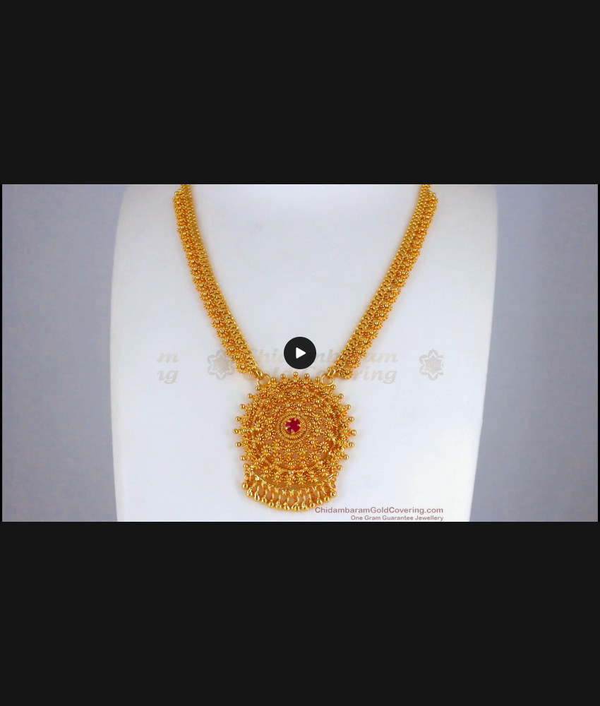 Floral Dollar Chain Gold Necklace Pattern Shop Online NCKN2394