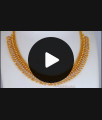 Full White Mullai Design Gold Diamond Necklace Shop Online NCKN2414