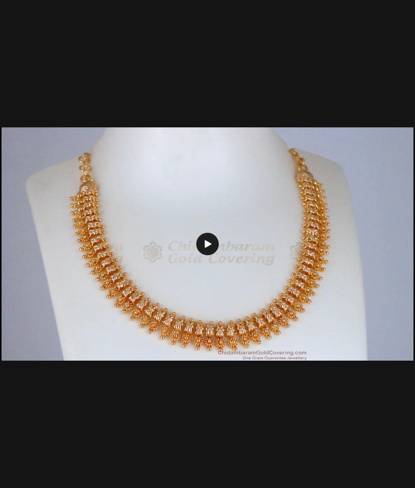 Latest Gold Plated Necklace design for Women Party Wear Collection NCKN2551