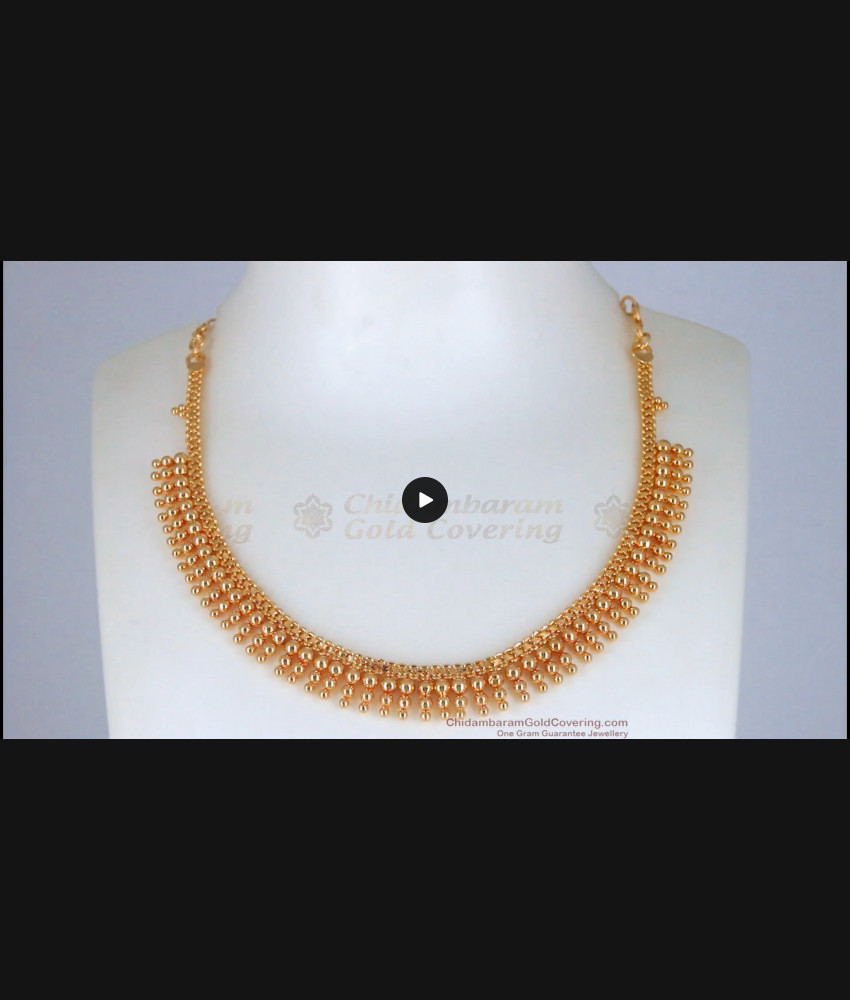 Buy 1 Gram Gold Necklace Design South Indian Jewelry Shop Online NCKN2553