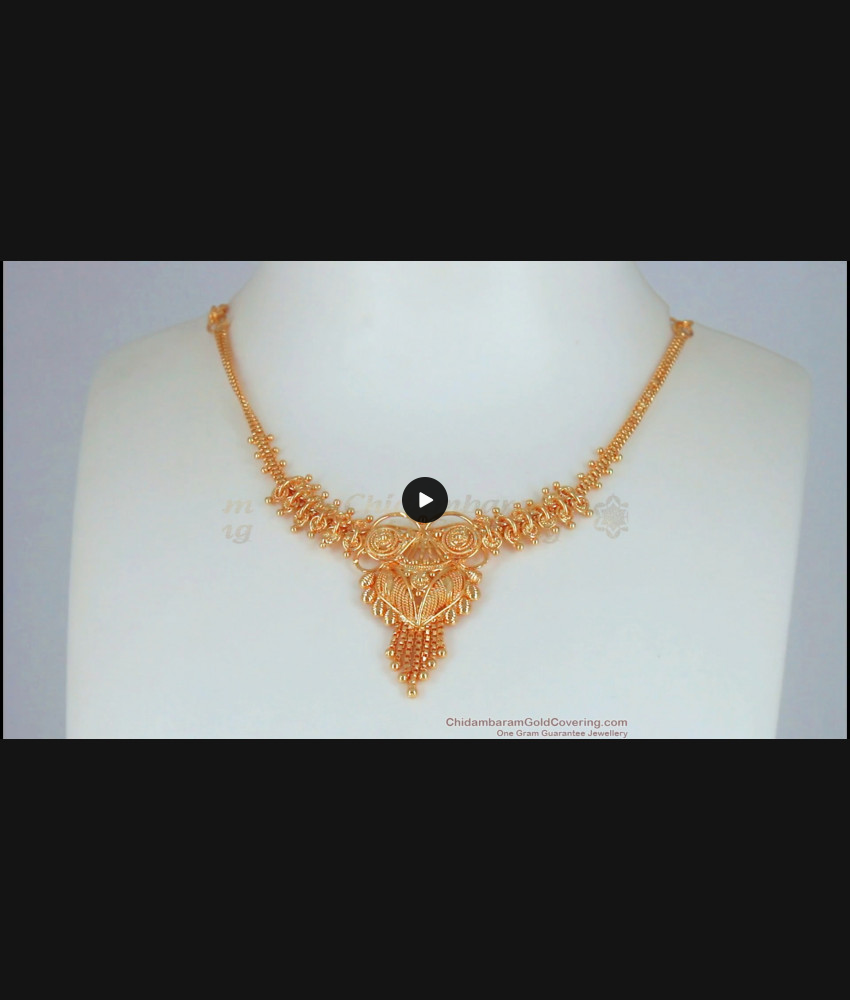 Fast Moving Kolkata Gold Necklace For Party Wear NCKN2561