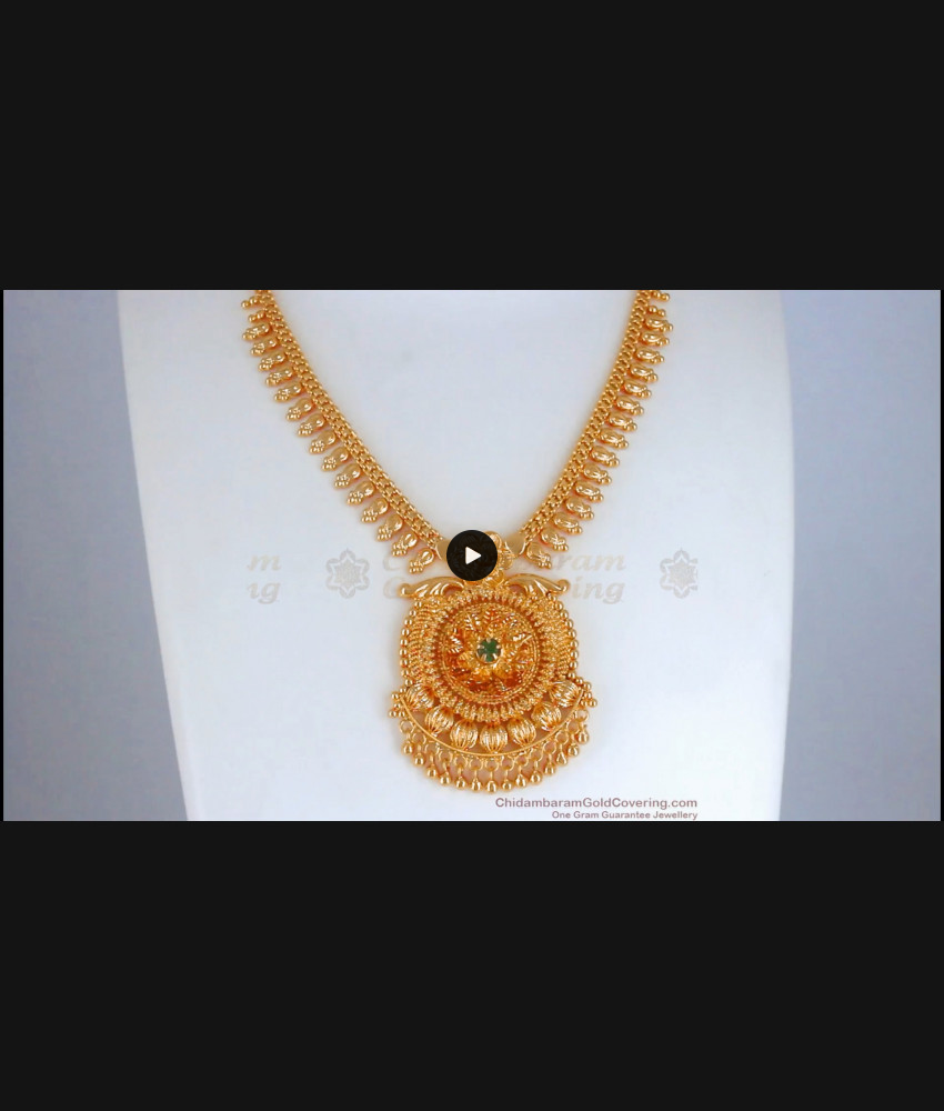 Traditional 1 Gram Gold Plated Necklace Shop Online NCKN2576