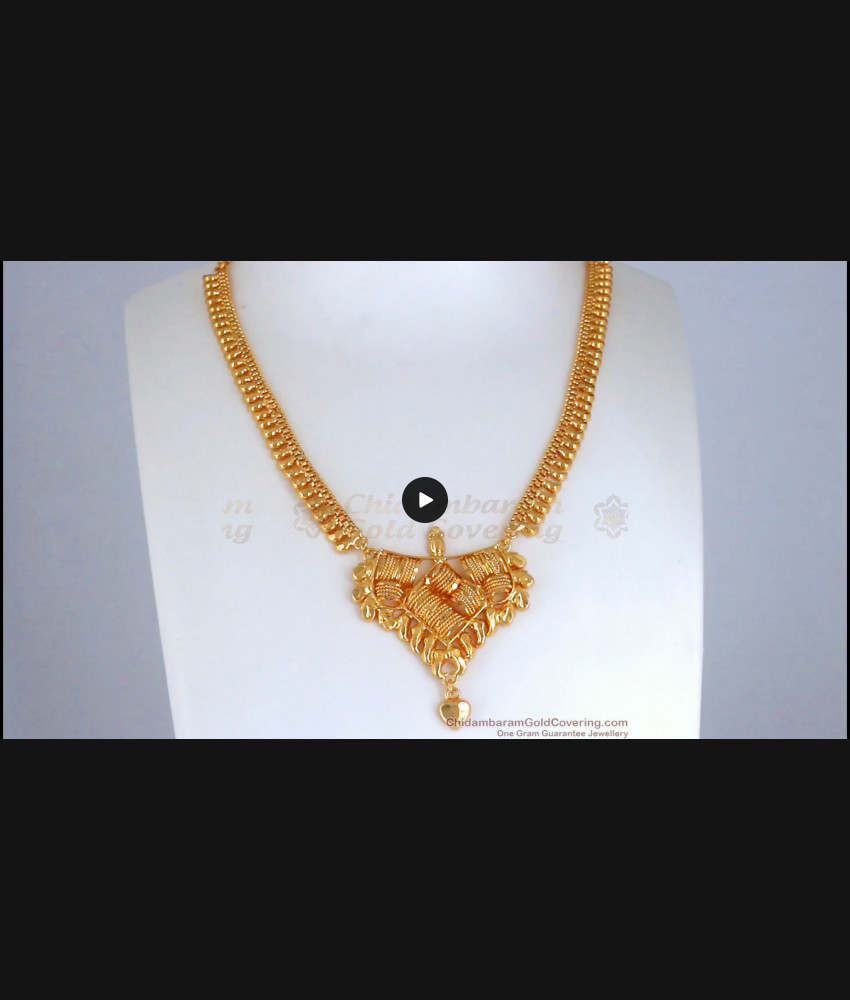 Traditional Gold Plated Guarantee Necklace With Price Online NCKN2593