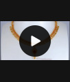 One Gram Gold Close Neck Necklace Heart Petals Design NCKN2717