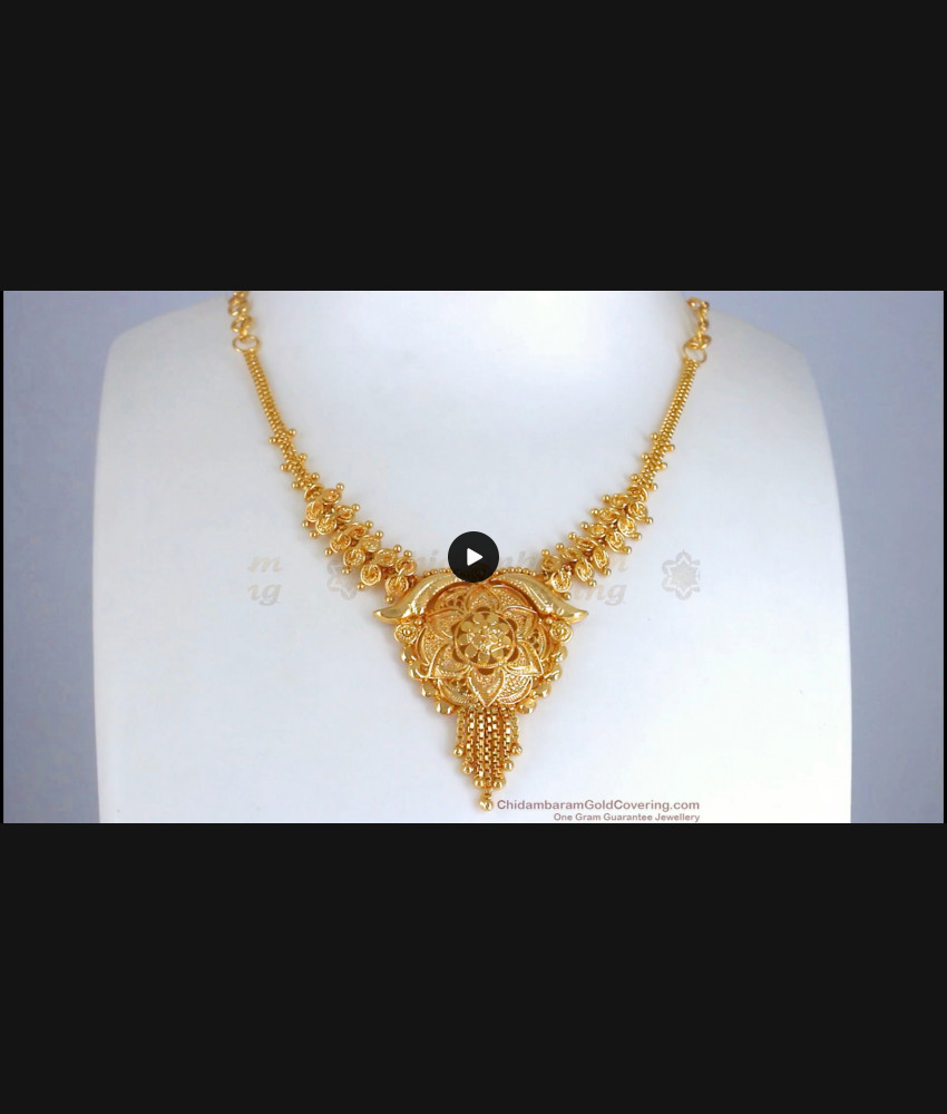 Light Weight Gold Plated Necklace Designer Collection NCKN2751