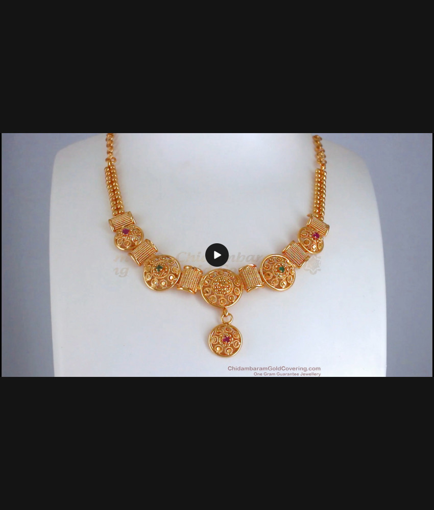Beautiful Gold Plated Necklace Offer Price Shop Online NCKN2761