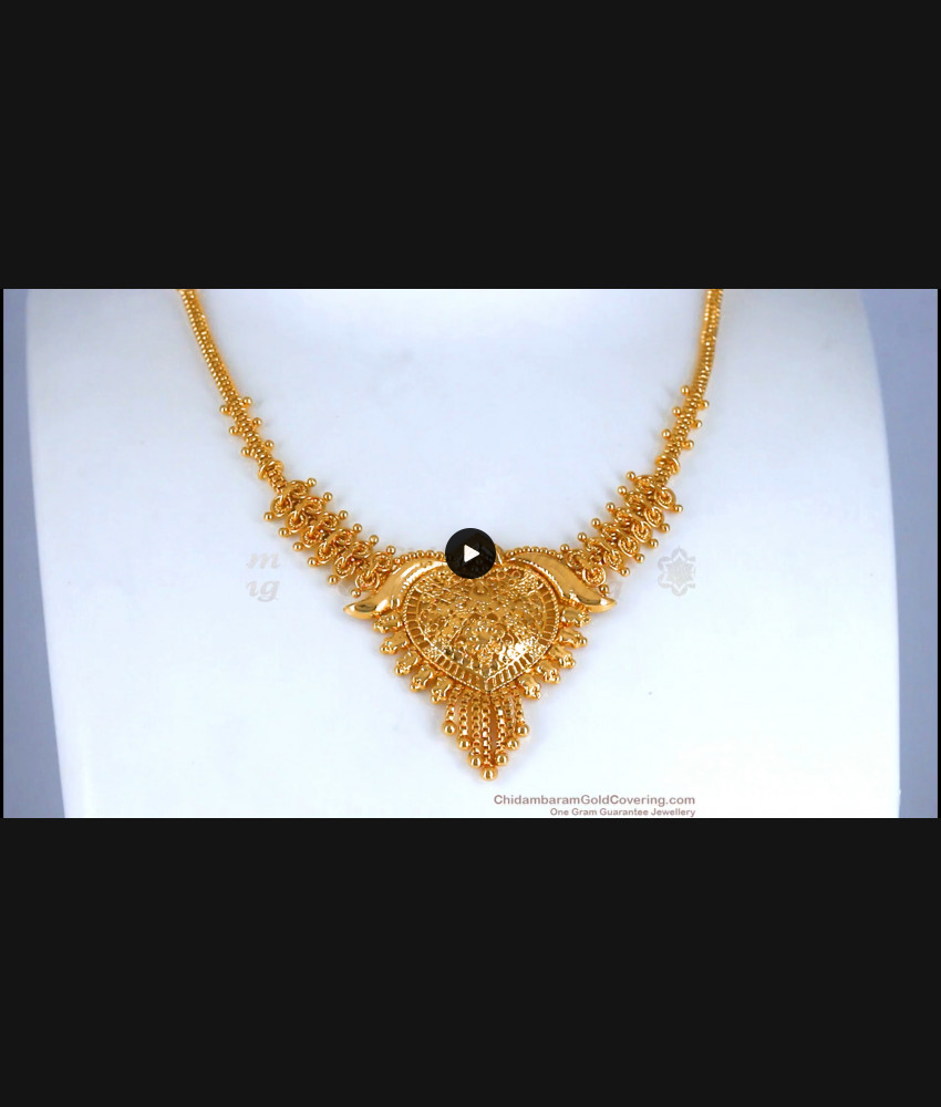 Stylish Gold Plated Necklace Bollywood Fashion Shop Online NCKN2839