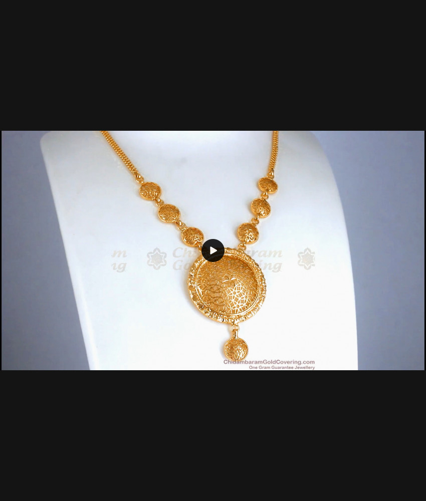 Arabian Design 1 Gram Gold Necklace Bridal Collections NCKN2880