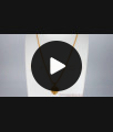 Buy Online Om Dollar One Gram Gold Pendant Chain SMDR557