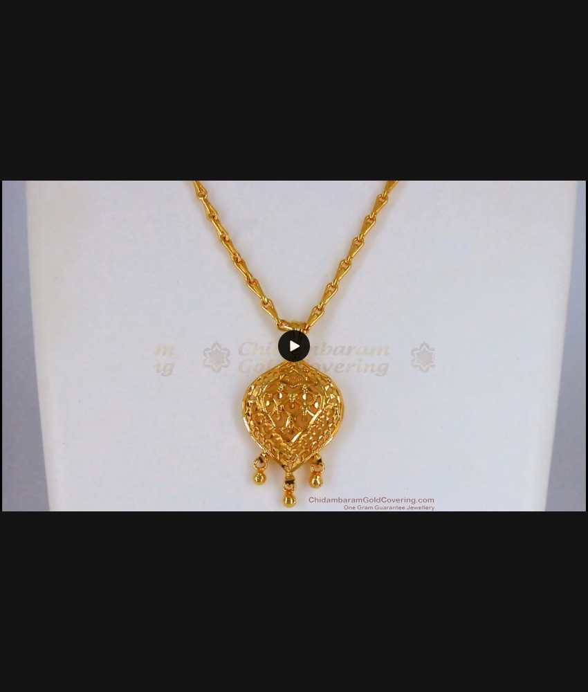 Trendy Gold Pendant Short Chain For Ladies Online Shopping SMDR598