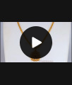 Latest Designer Creative Model Gold Plated Short Pendant Chain Ruby Stones SMDR605