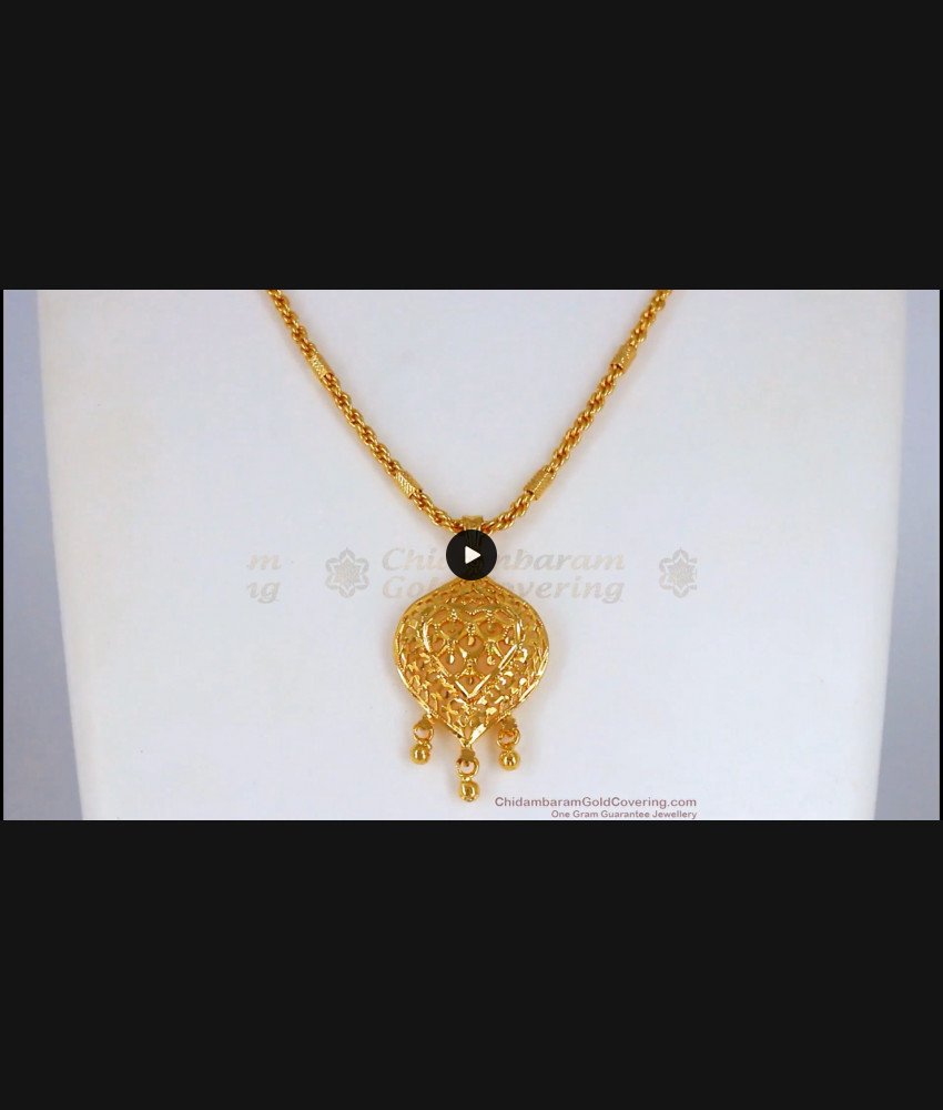 Thick Chain Big Pendant Short Chain For College and Office Wear SMDR642