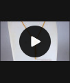 AD White Stone Ball Pendant Gold Short Chain SMDR689 AD White Stone Ball Pendant Gold Short Chain SMDR689