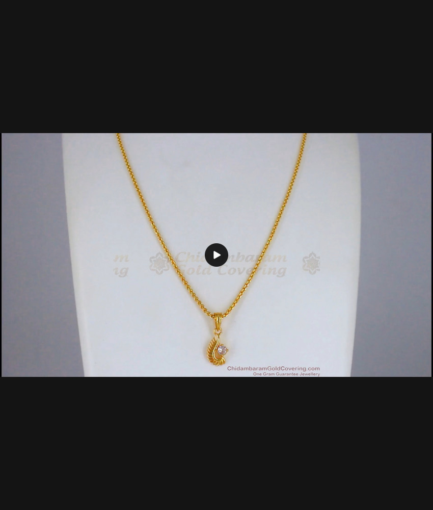 Simple Daily Wear Gold Plated Small Dollar Chain Shop Online SMDR705