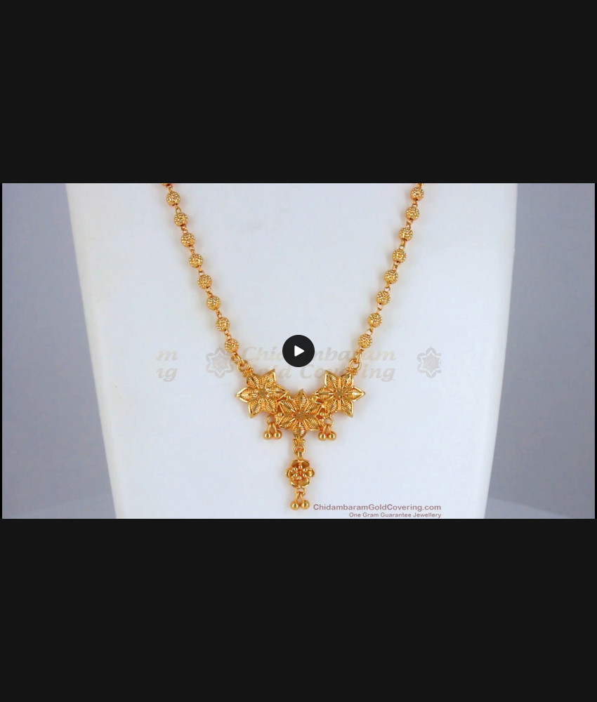  One Gram Gold Plated Dollar Chain Daily Use SMDR782