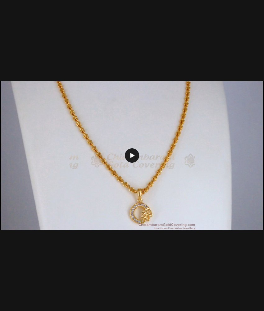 Buy One Gram Gold Pendant Chain Shop Online SMDR802