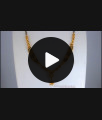 One Gram Gold Black Beads Triple Layer Mangalsutra SMDR850