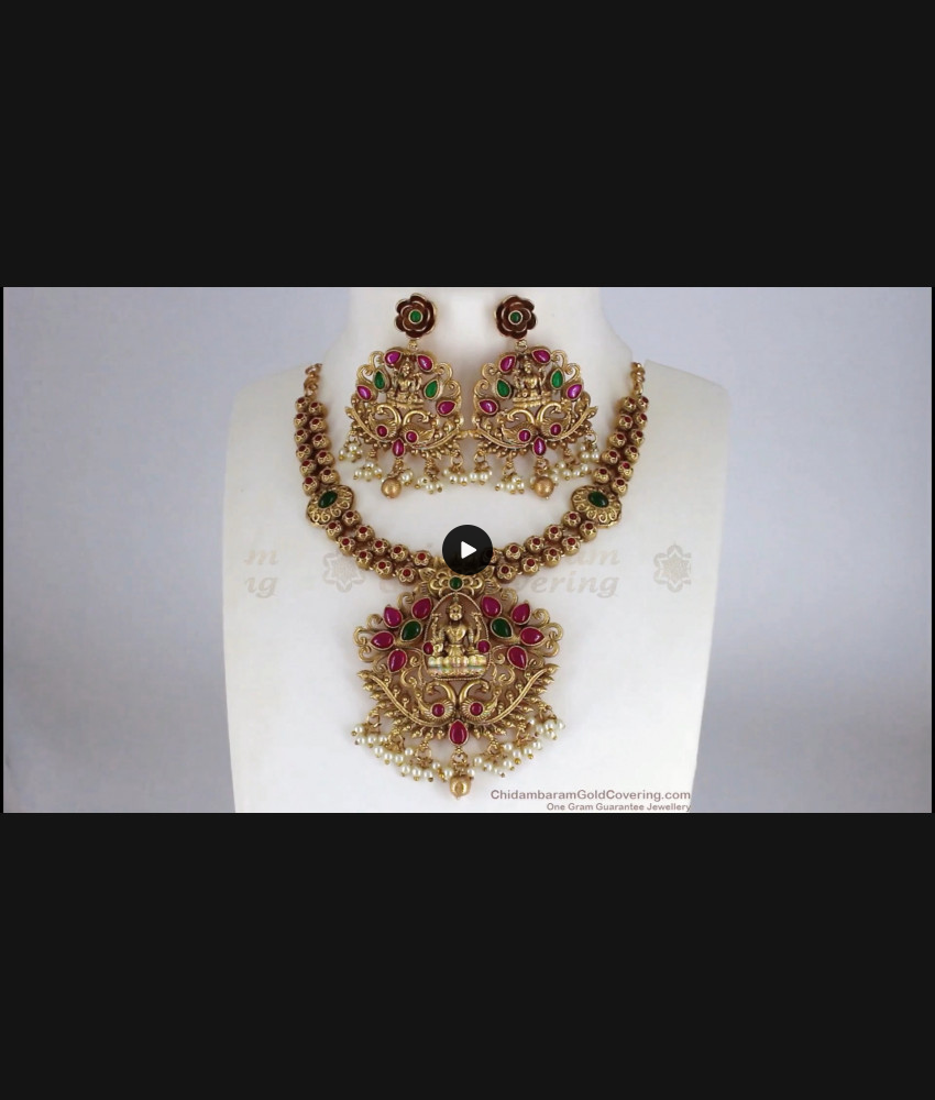 TNL1044 - Premium Antique Lakshmi Design Bridal Jewelry Collections